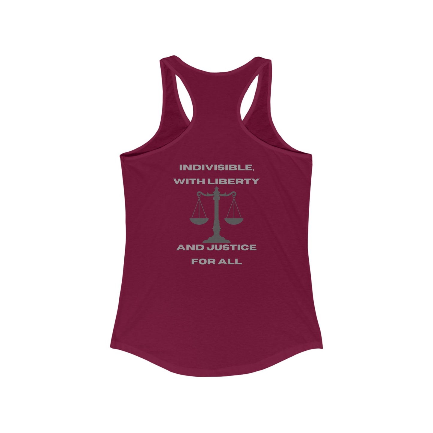 One Nation, Under God, Women's Ideal Racerback Tank
