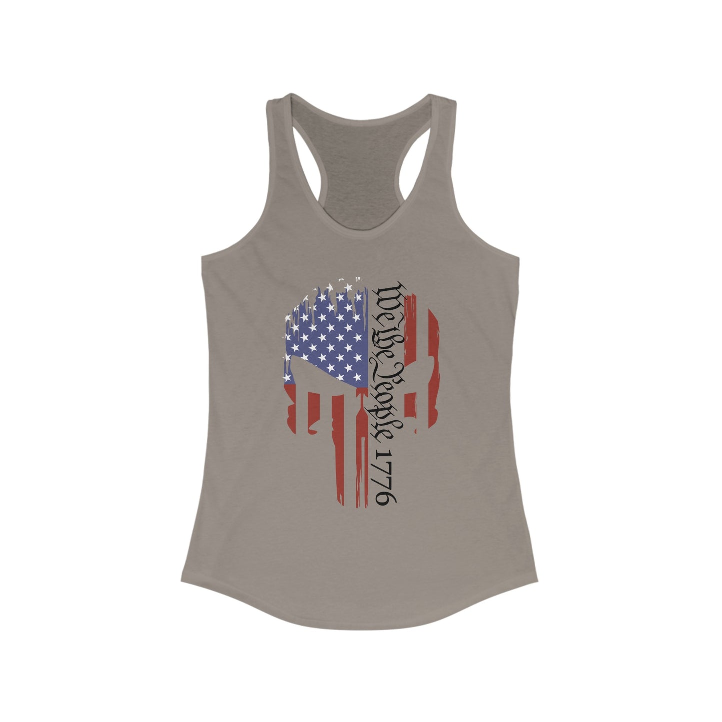 Punisher- We The People 1776 Women's Ideal Racerback Tank