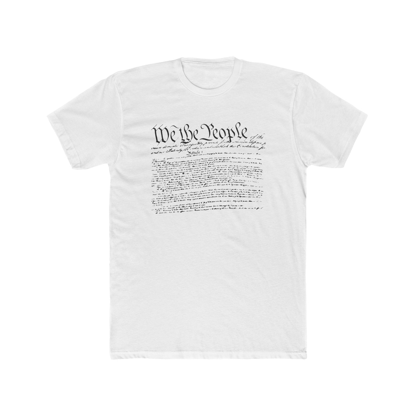 Constitution Preamble Cotton Crew Tee