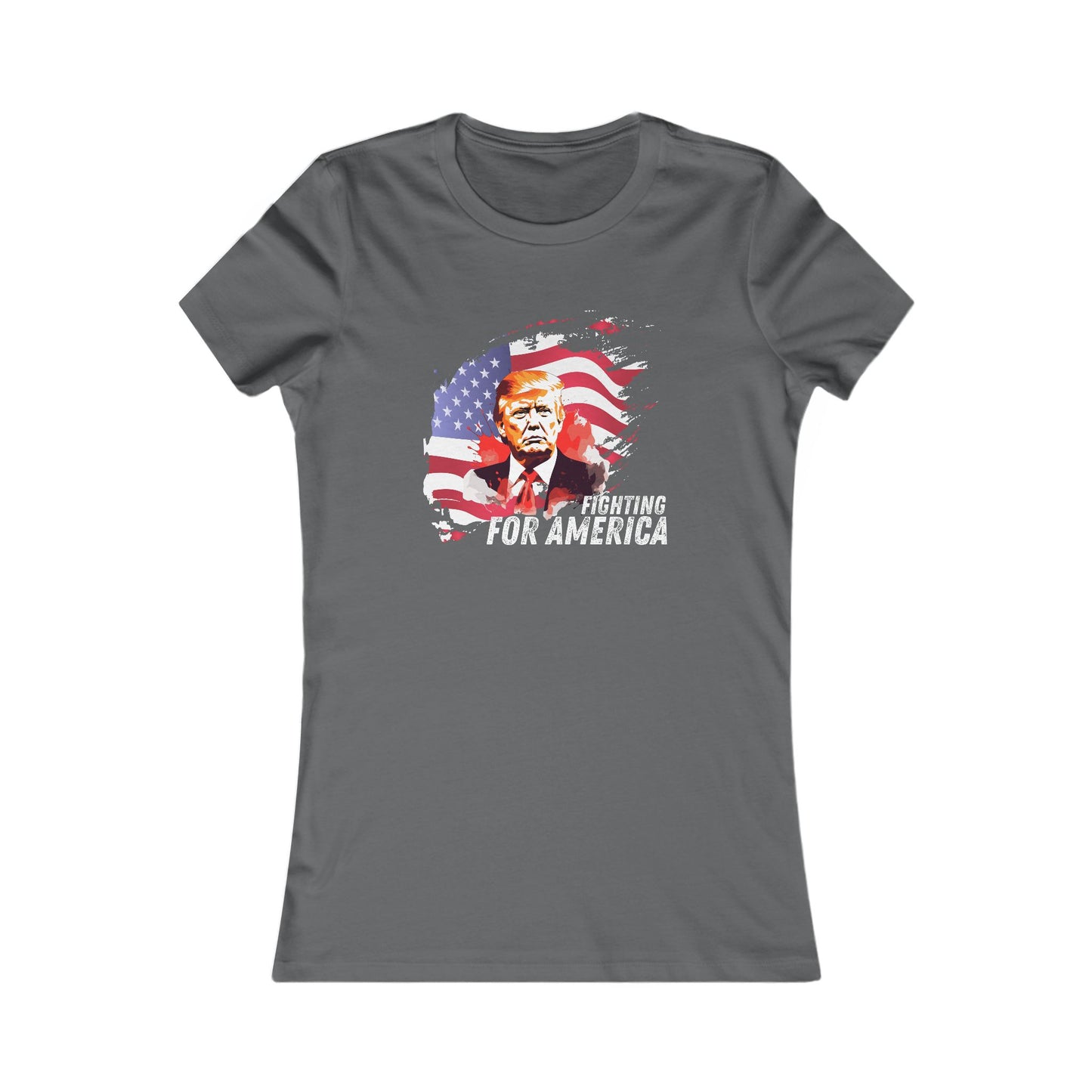 Trump - Fighting For America Women's Favorite Tee