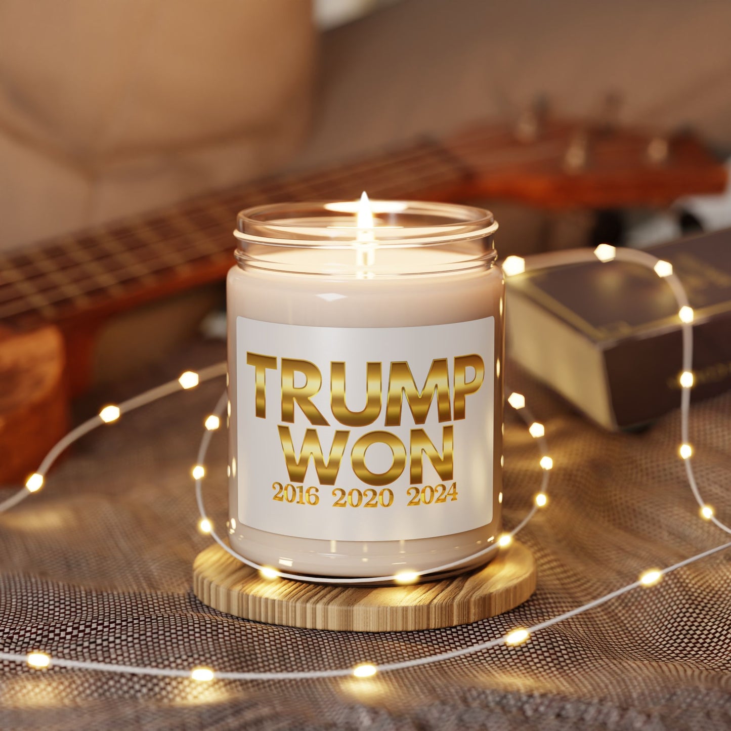 Trump Won Scented Soy Candle - 9oz Political Candle for Home Decor & Gifts