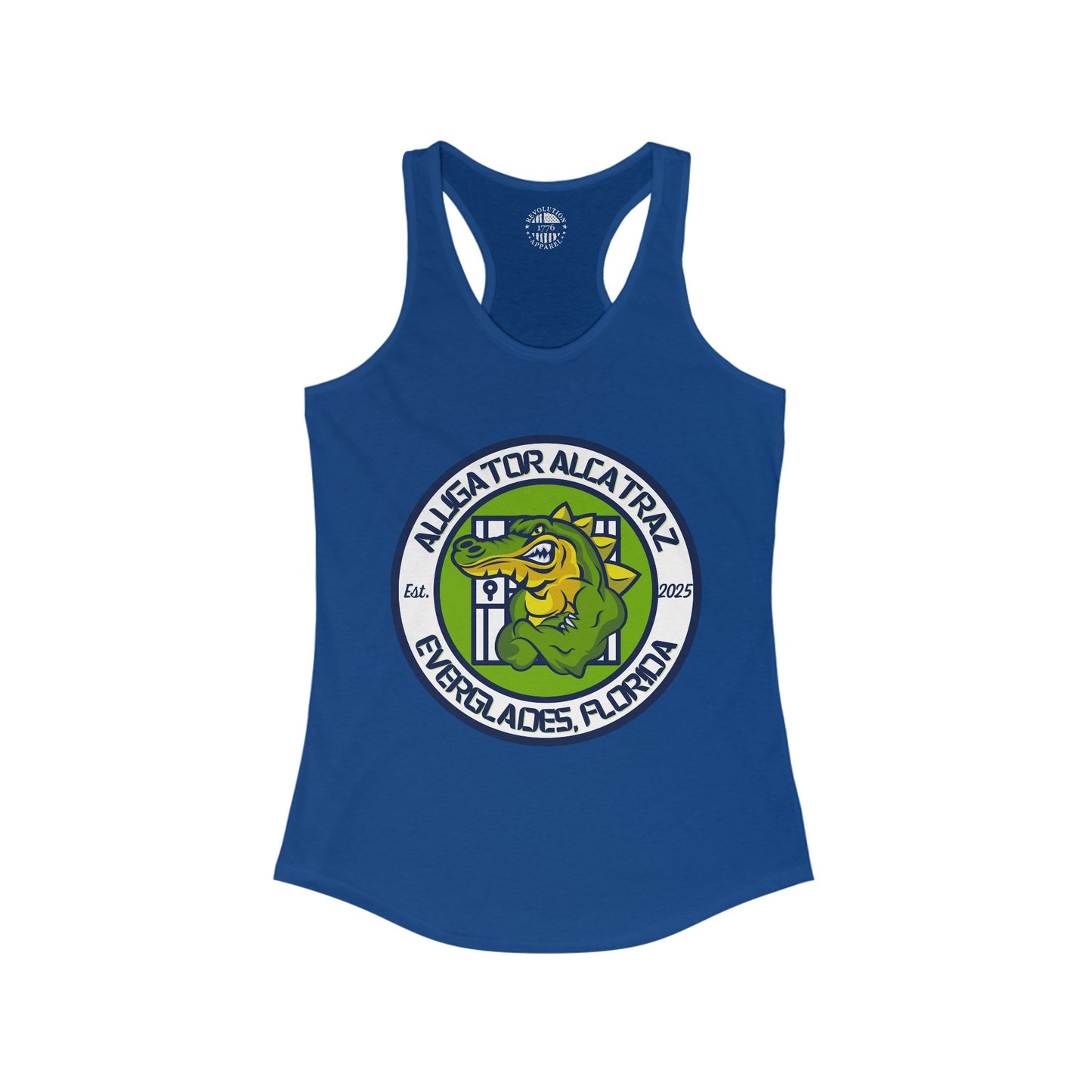 Alligator Alcatraz Women's Ideal Racerback Tank