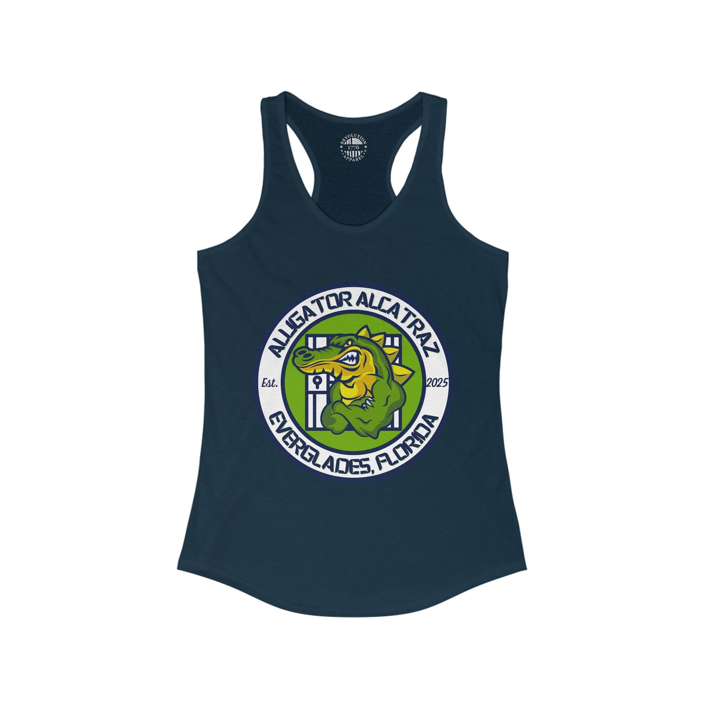 Alligator Alcatraz Women's Ideal Racerback Tank