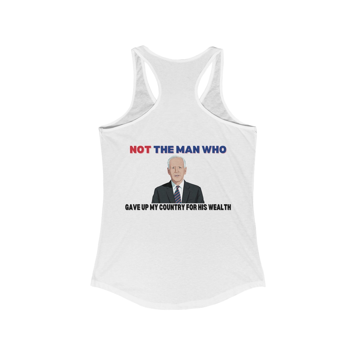 Trump vs Biden Women's Ideal Racerback Tank Clearance