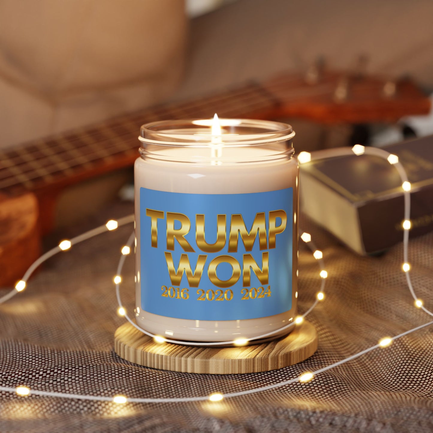 Trump Won Scented Soy Candle - 9oz Political Candle for Home Decor & Gifts