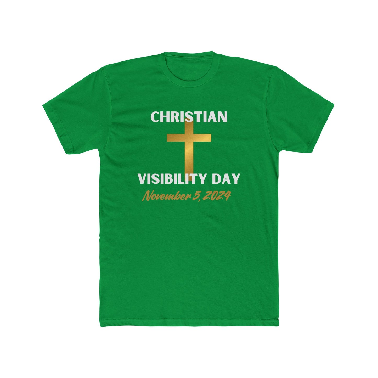 Christian Visibility Day Cotton Crew Tee Clearance