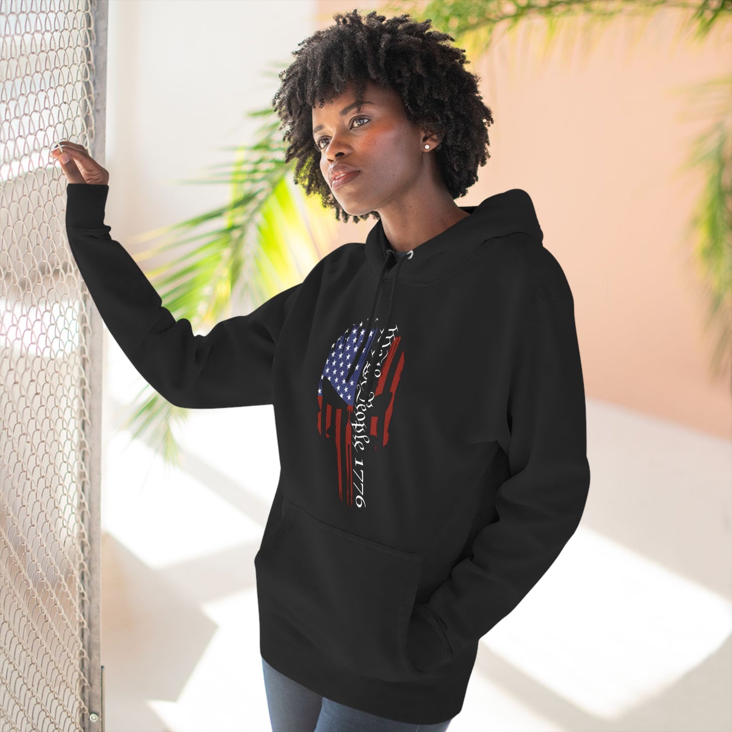 Punisher - We The People 1776 Fleece Hoodie Sweatshirt
