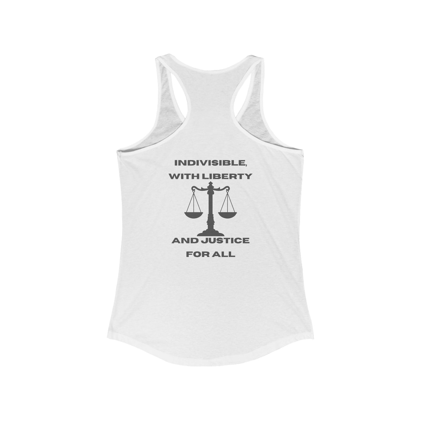 One Nation, Under God, Women's Ideal Racerback Tank