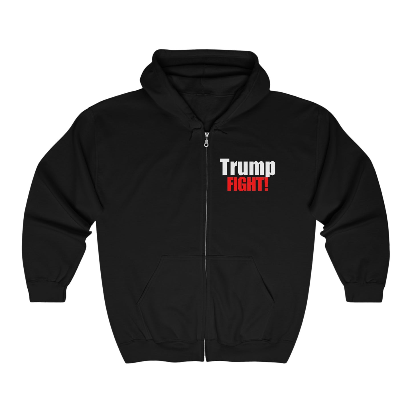 Trump Fight! Unisex Heavy Blend™ Full Zip Hoodie