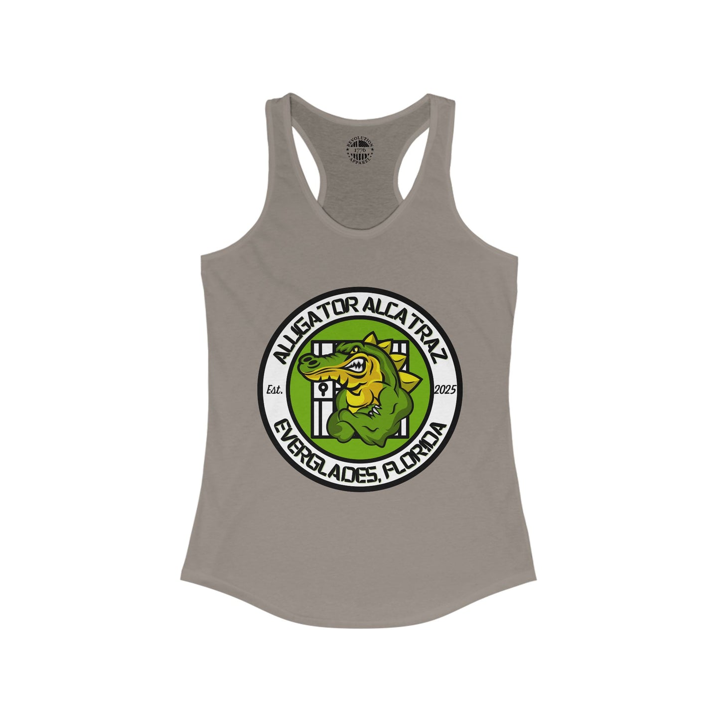 Alligator Alcatraz Women's Ideal Racerback Tank