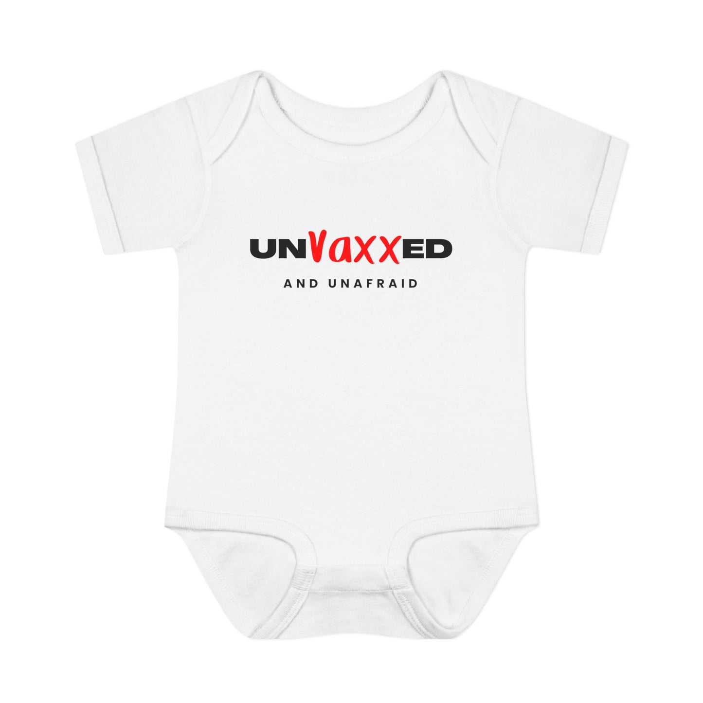 Unvaxxed and Unafraid Infant Bodysuit - Cute Baby Outfit for Vaccine-Free Families