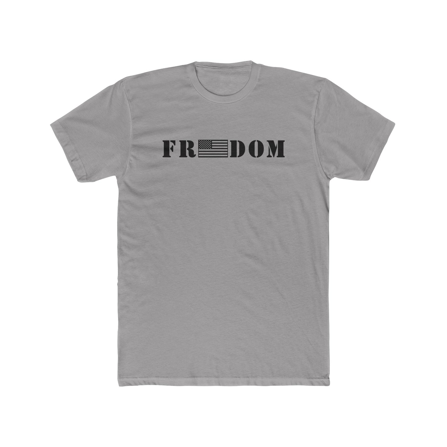 Freedom- Flag Cotton Crew Tee