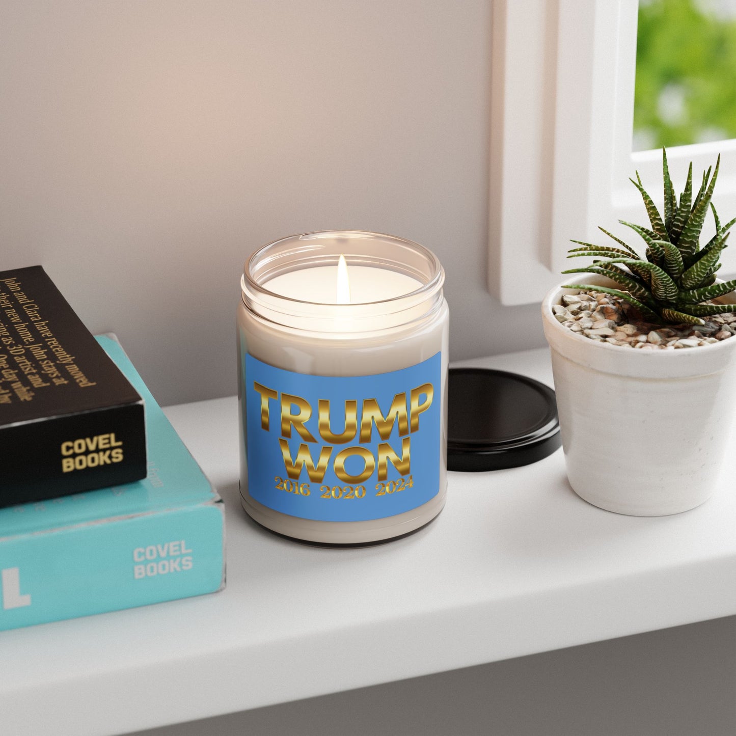 Trump Won Scented Soy Candle - 9oz Political Candle for Home Decor & Gifts