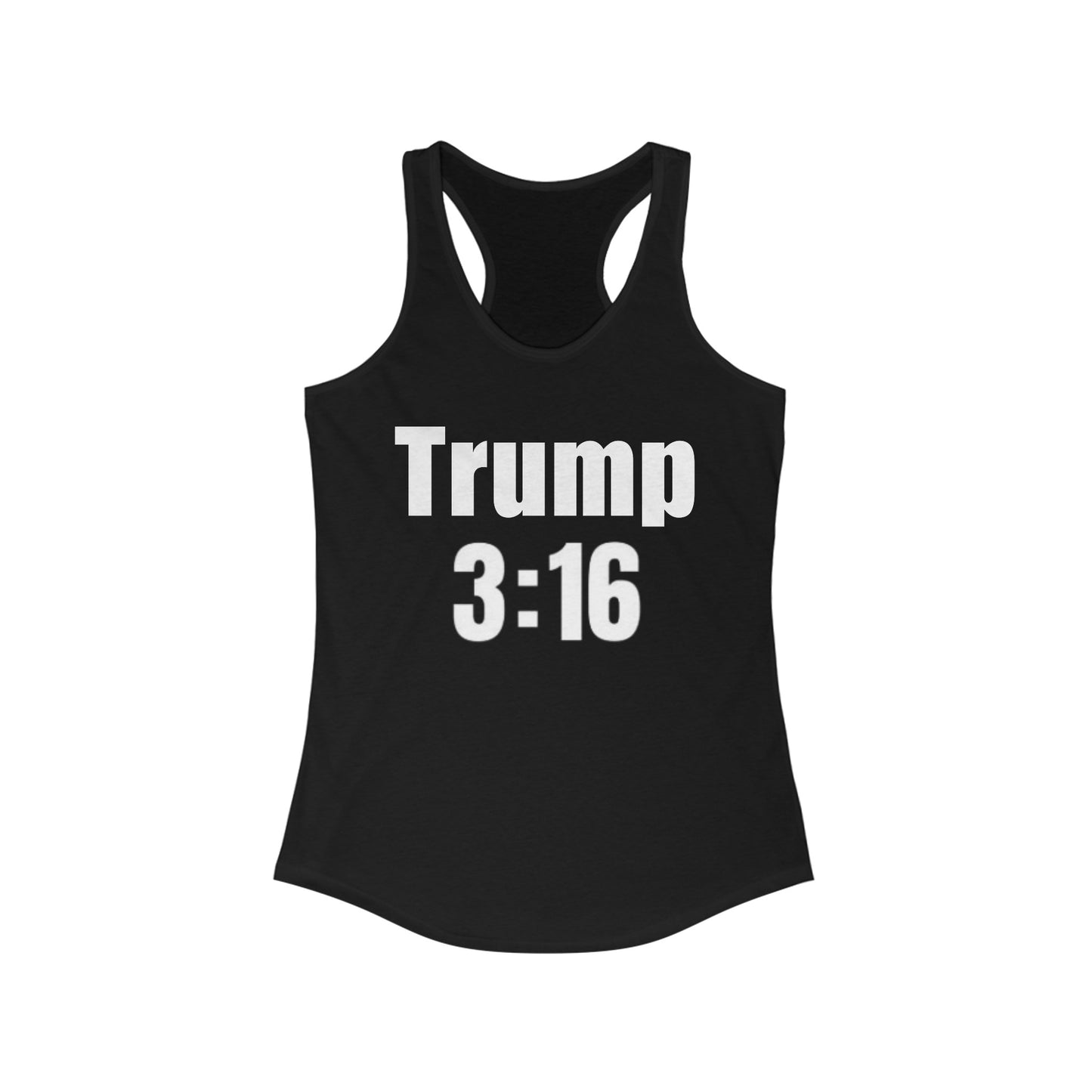 Trump 3:16 Women's Ideal Racerback Tank Clearance