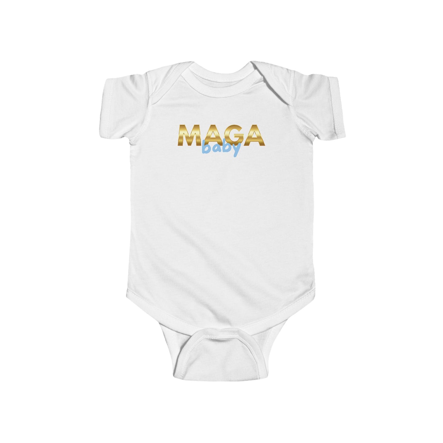 MAGA Baby Boy Infant Fine Jersey Bodysuit