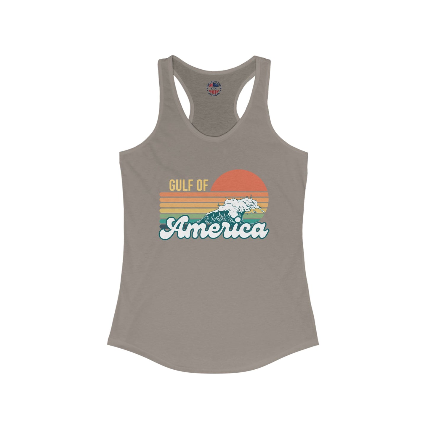Gulf of America Retro Women's Ideal Racerback Tank