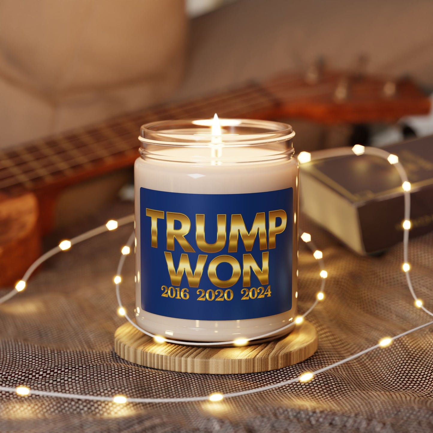 Trump Won Scented Soy Candle - 9oz Political Candle for Home Decor & Gifts