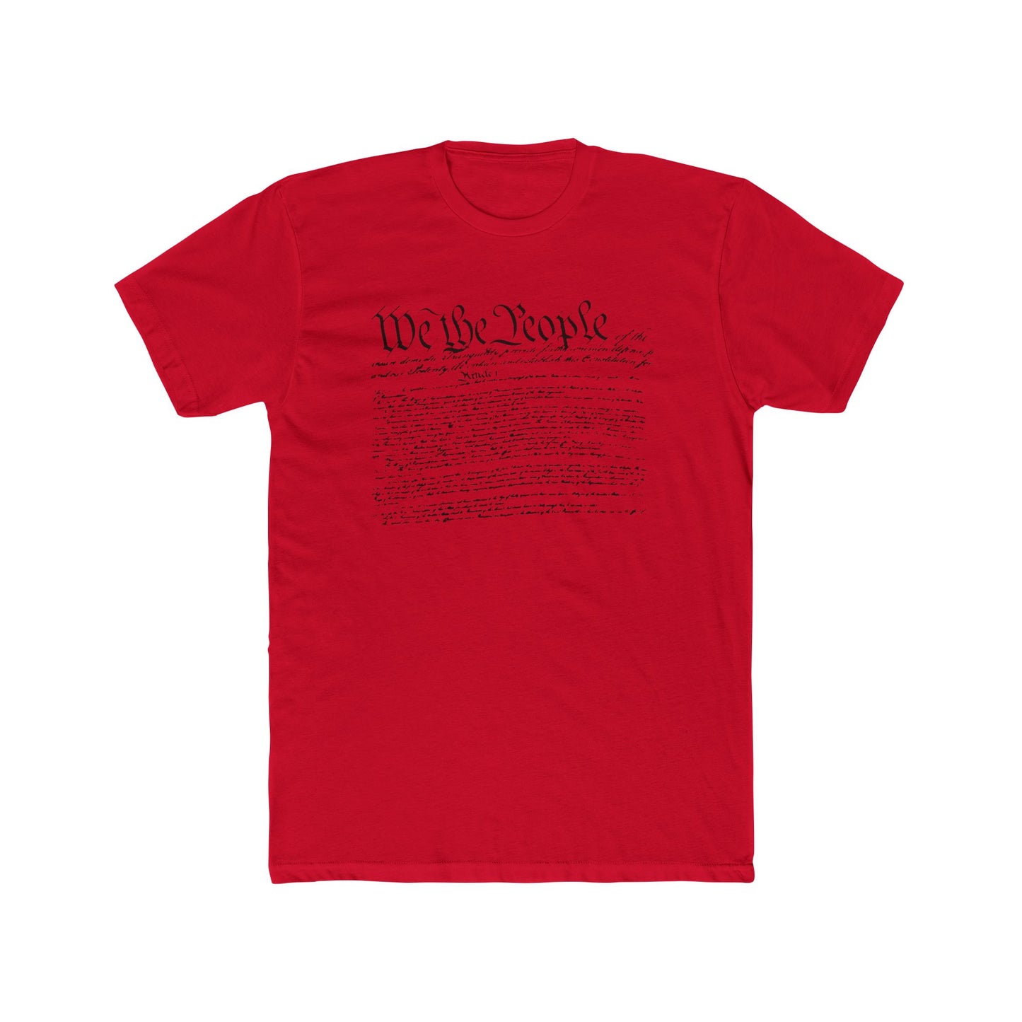 Constitution Preamble Cotton Crew Tee