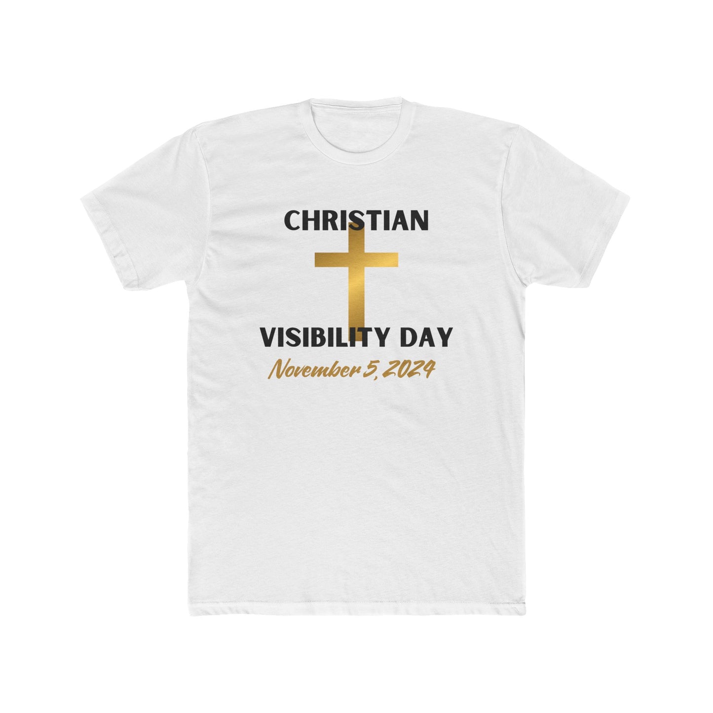 Christian Visibility Day Cotton Crew Tee Clearance