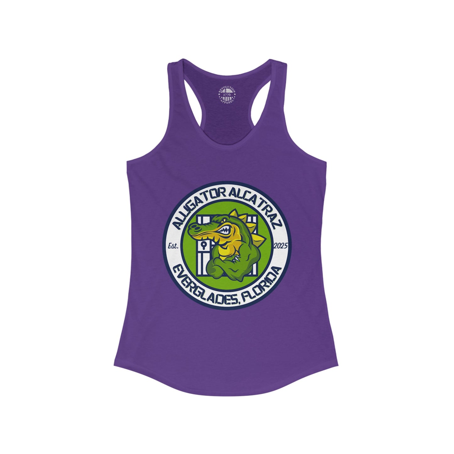 Alligator Alcatraz Women's Ideal Racerback Tank