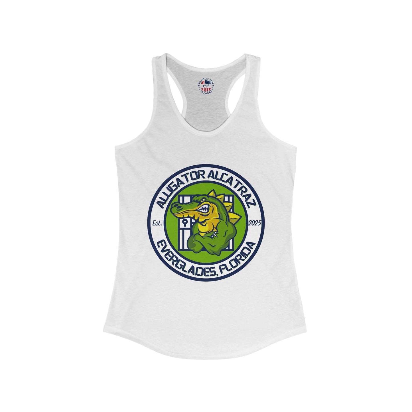Alligator Alcatraz Women's Ideal Racerback Tank