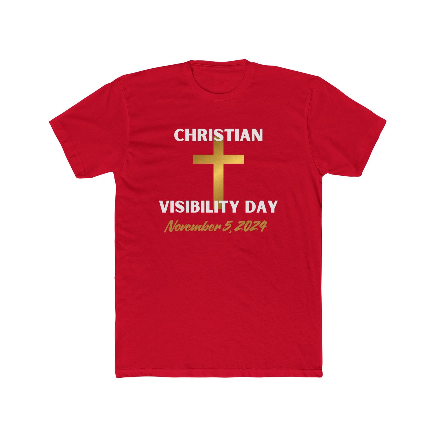 Christian Visibility Day Cotton Crew Tee Clearance
