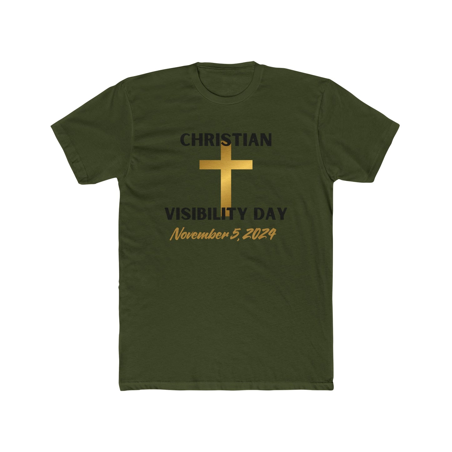 Christian Visibility Day Cotton Crew Tee Clearance