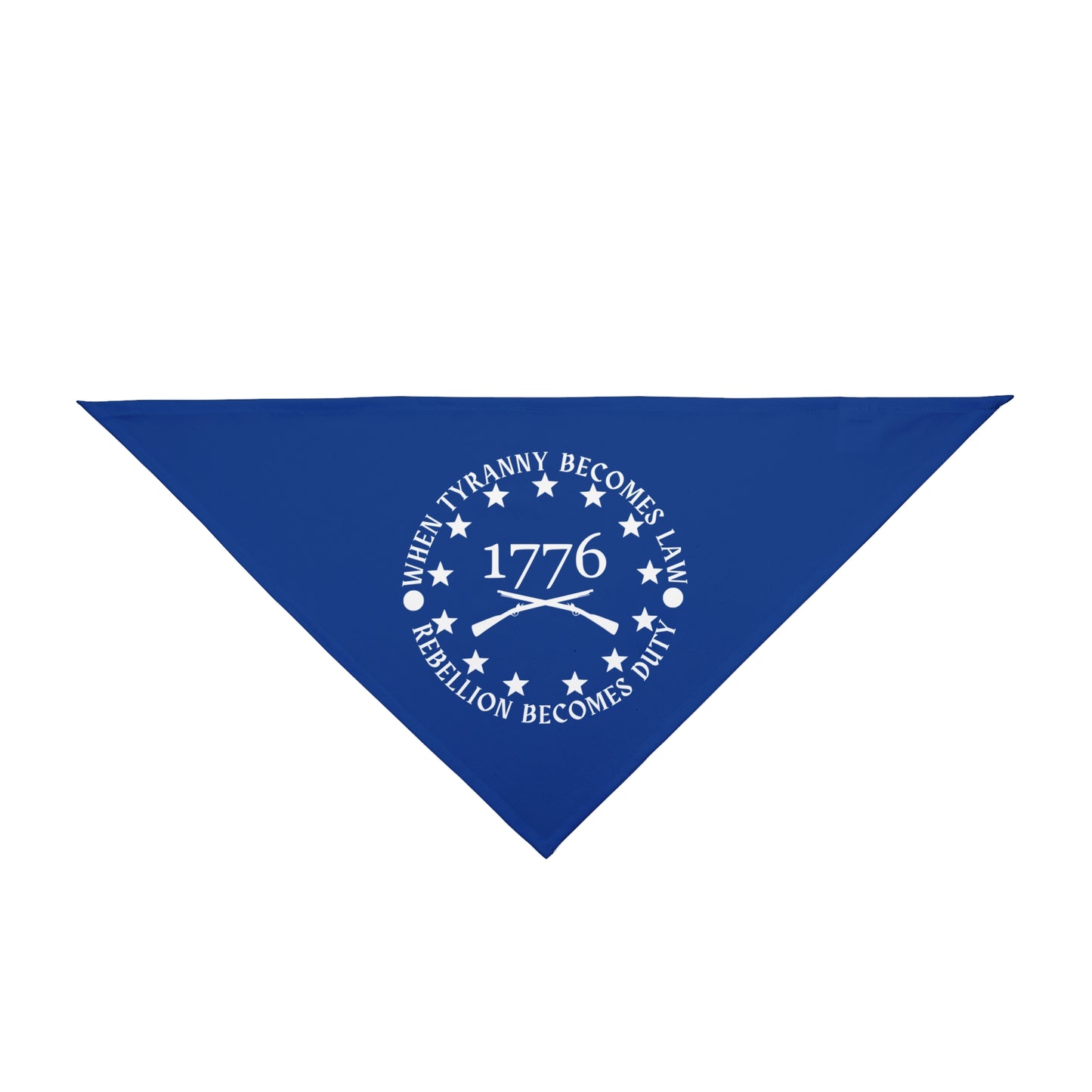 When Tyranny Becomes Law, Rebellion Becomes Duty Patriotic Pet Bandana