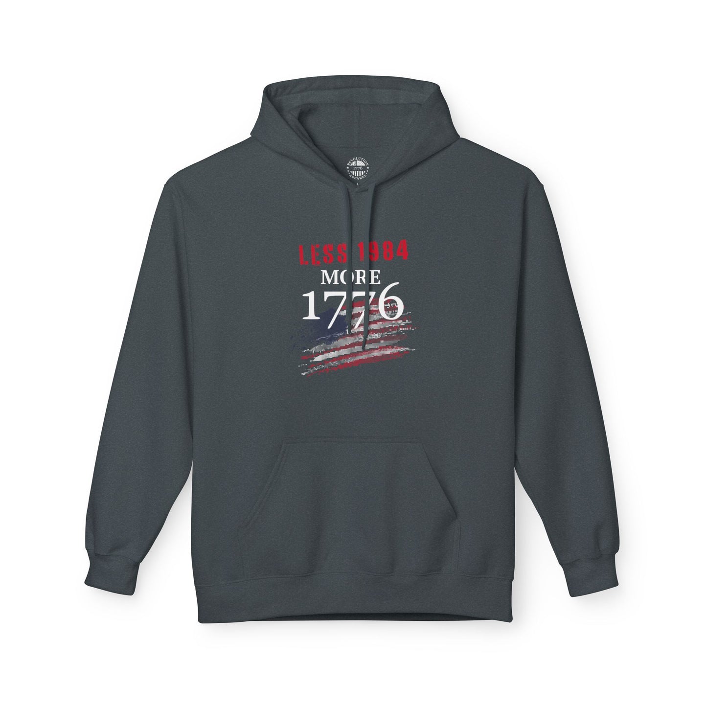 Less 1984 More 1776 Softstyle Fleece Hoodie