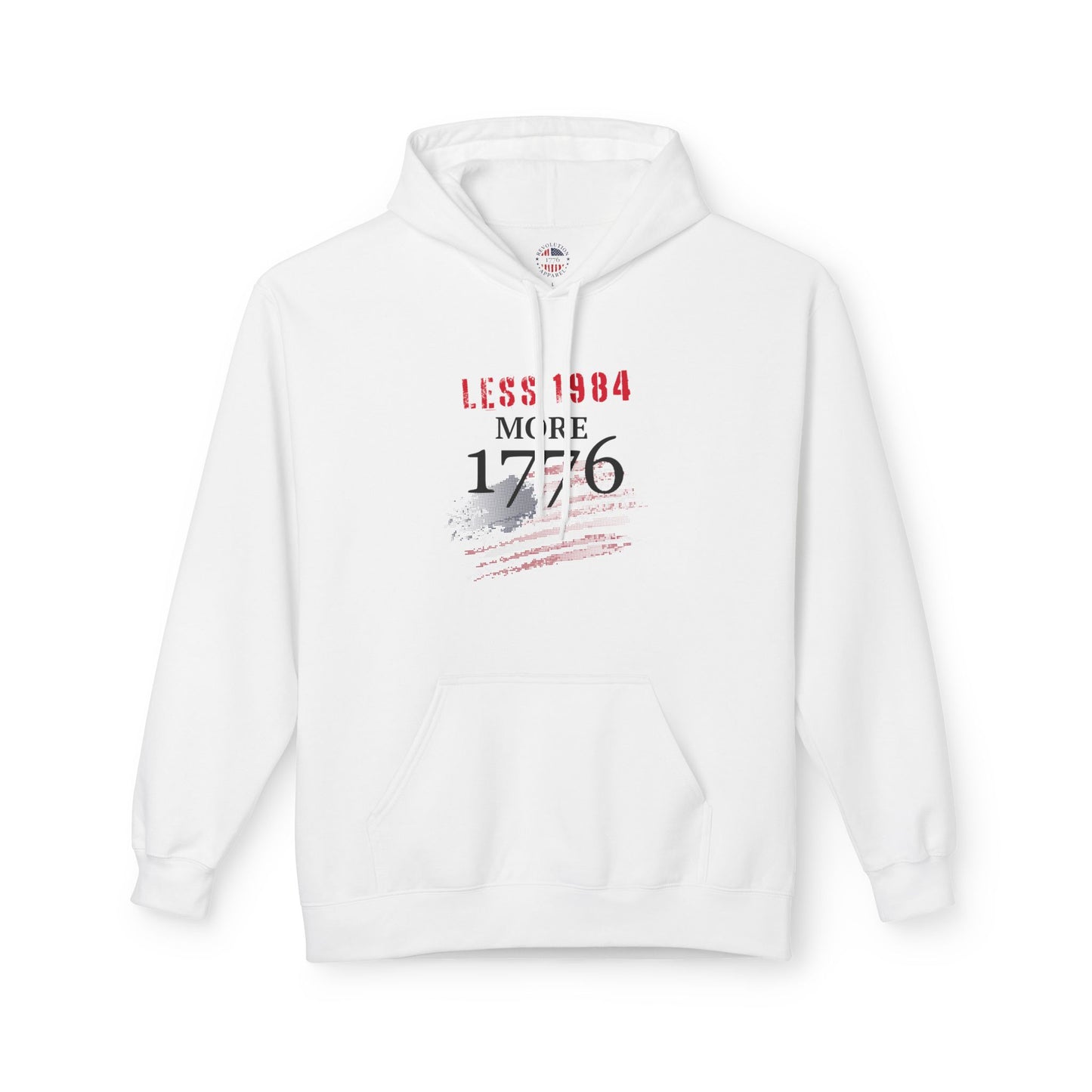 Less 1984 More 1776 Softstyle Fleece Hoodie