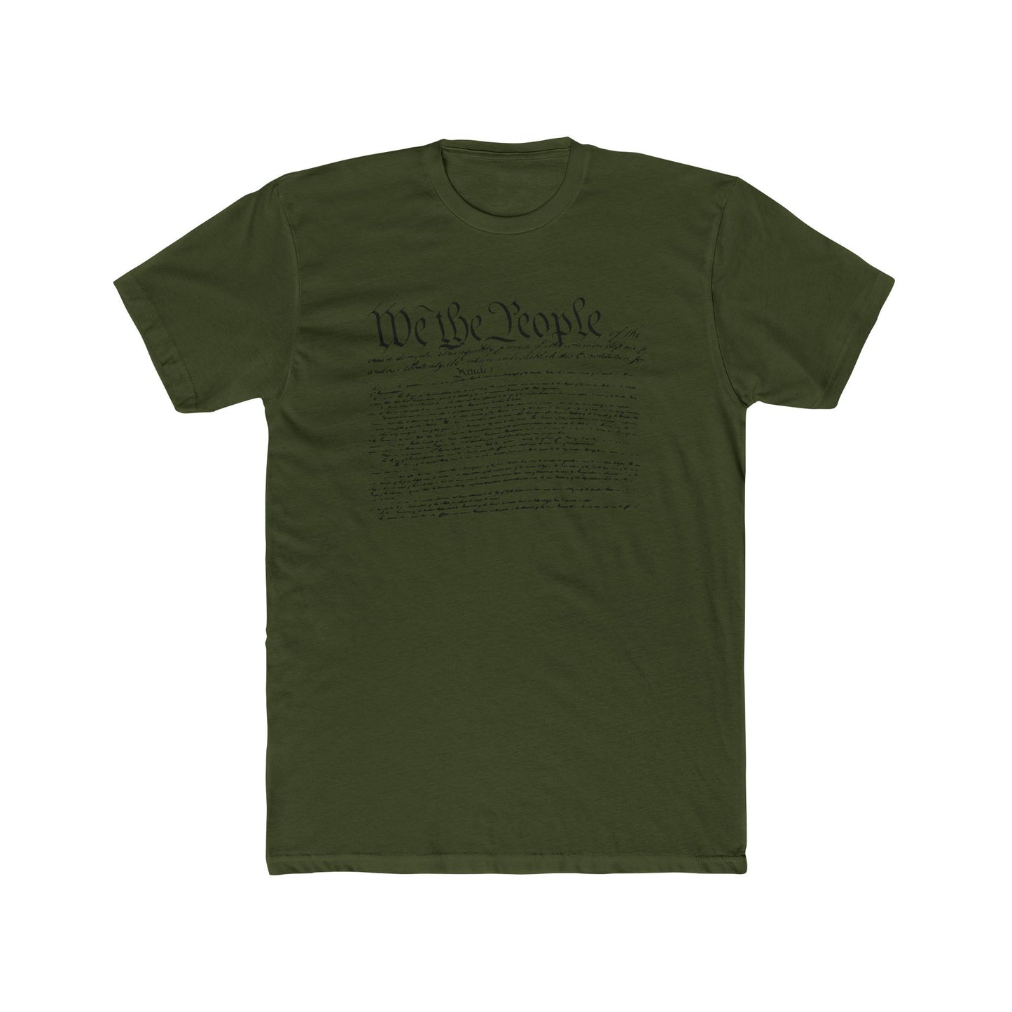 Constitution Preamble Cotton Crew Tee