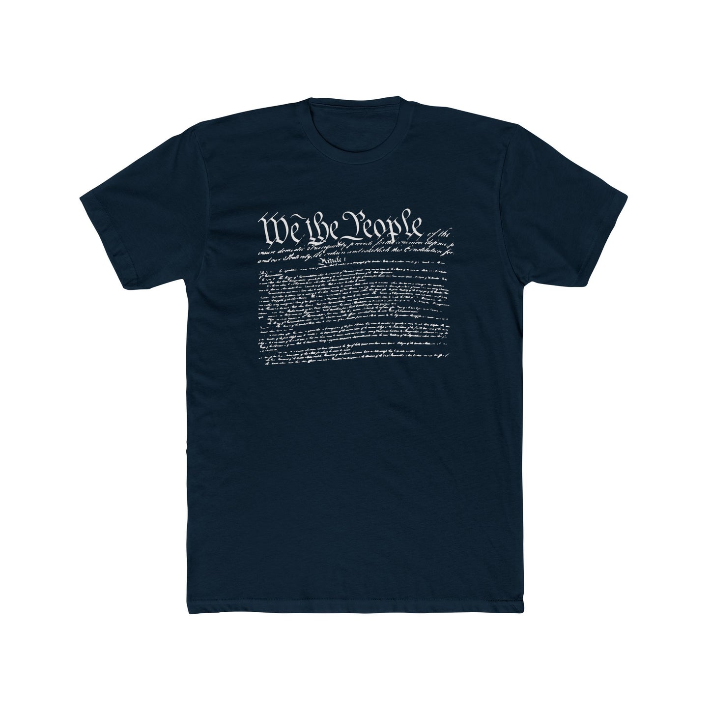 Constitution Preamble Cotton Crew Tee