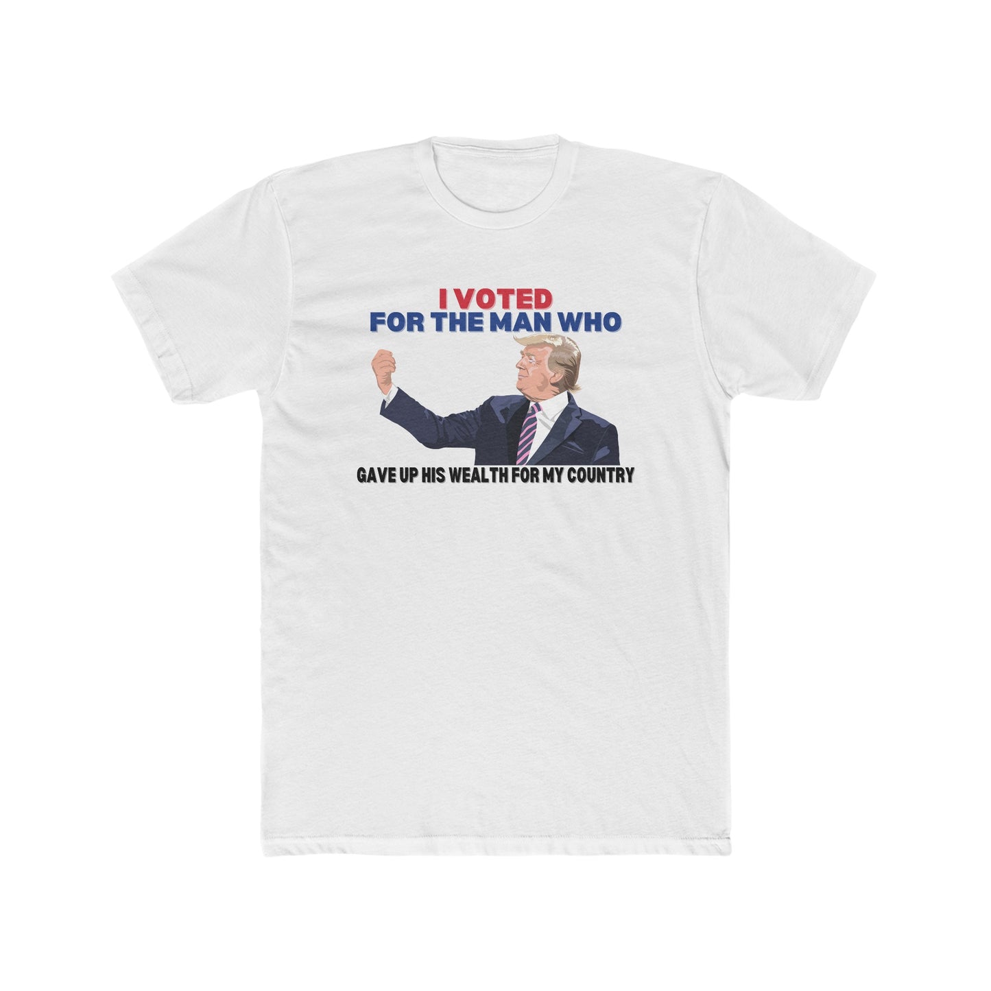 Trump vs Biden Cotton Crew Tee Clearance