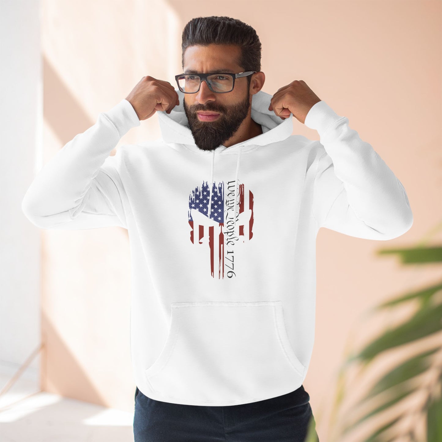 Punisher - We The People 1776 Fleece Hoodie Sweatshirt