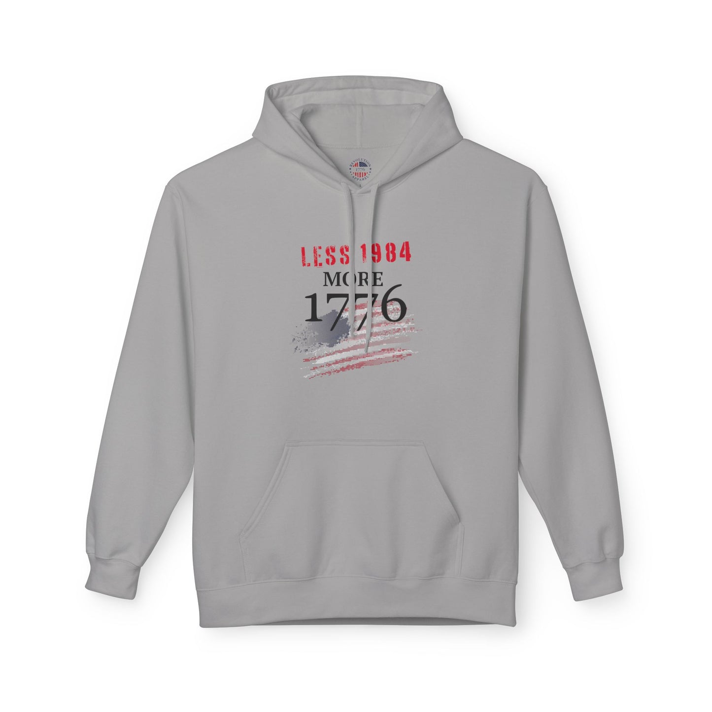 Less 1984 More 1776 Softstyle Fleece Hoodie
