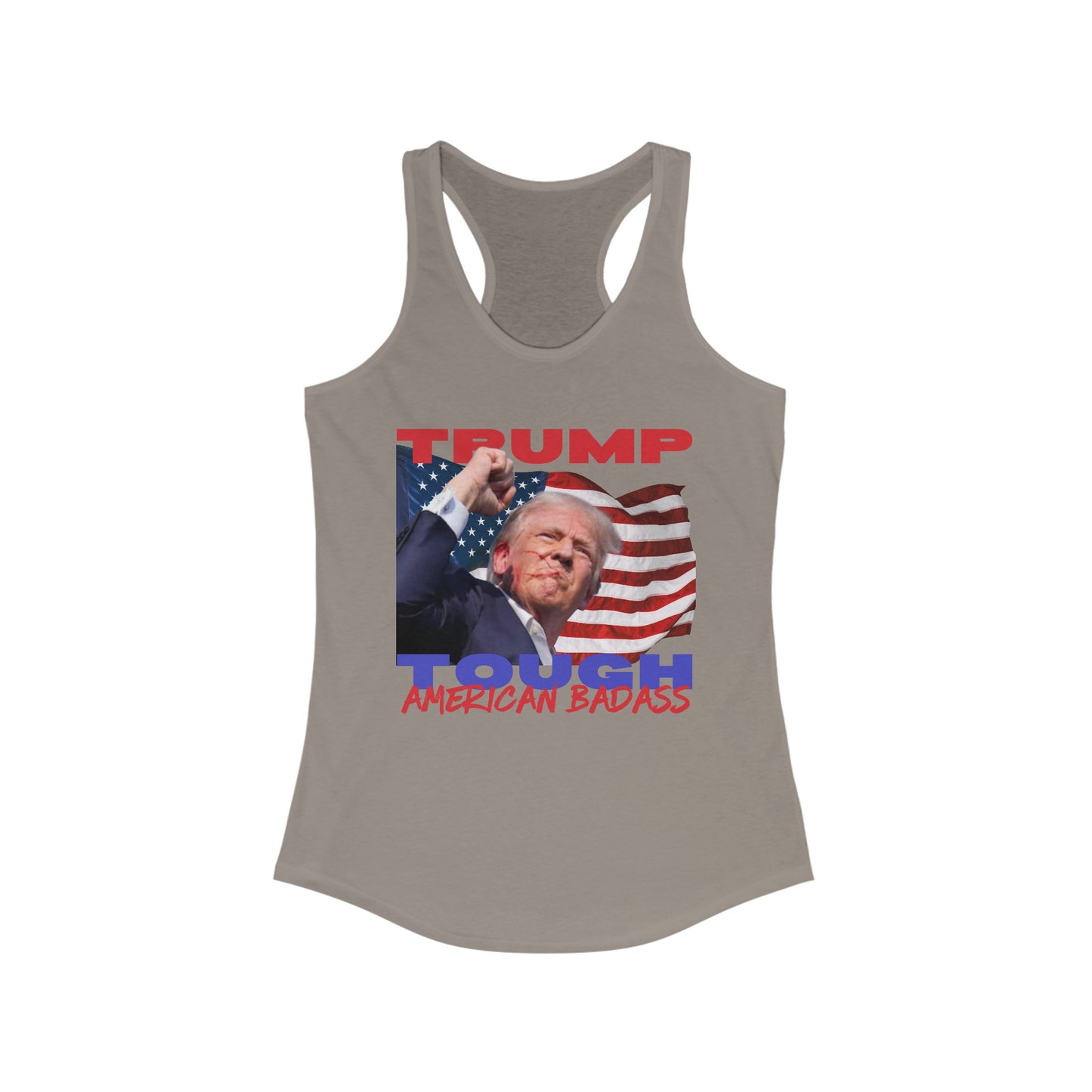 Trump Tough! American Badass Women's Ideal Racerback Tank Clearance