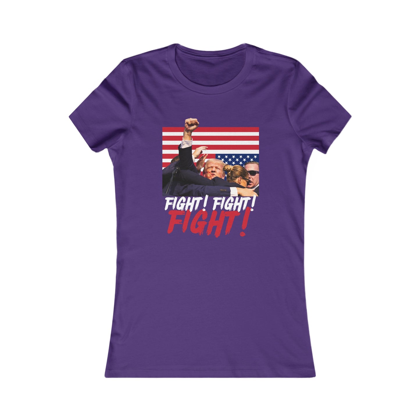 Trump Fight! Fight! Fight! Women's Favorite Tee - Clearance