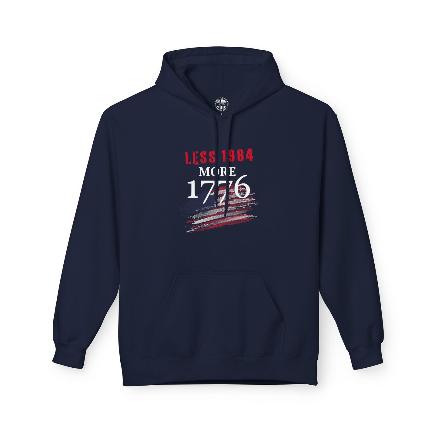 Less 1984 More 1776 Softstyle Fleece Hoodie