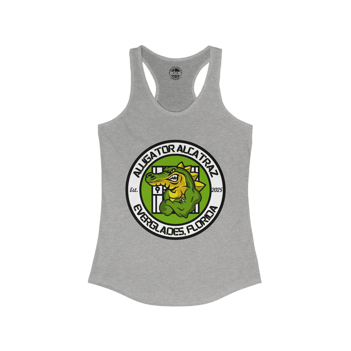 Alligator Alcatraz Women's Ideal Racerback Tank