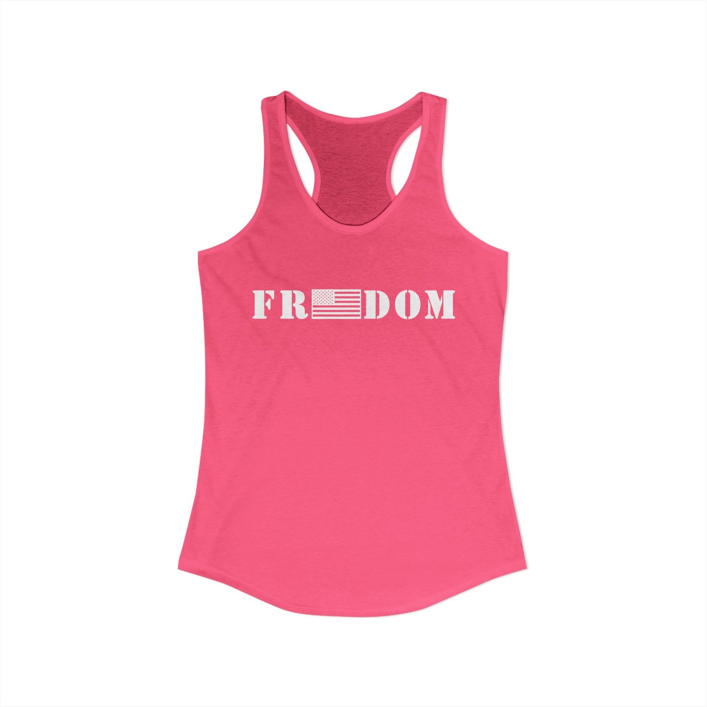 Freedom- Flag Women's Ideal Racerback Tank