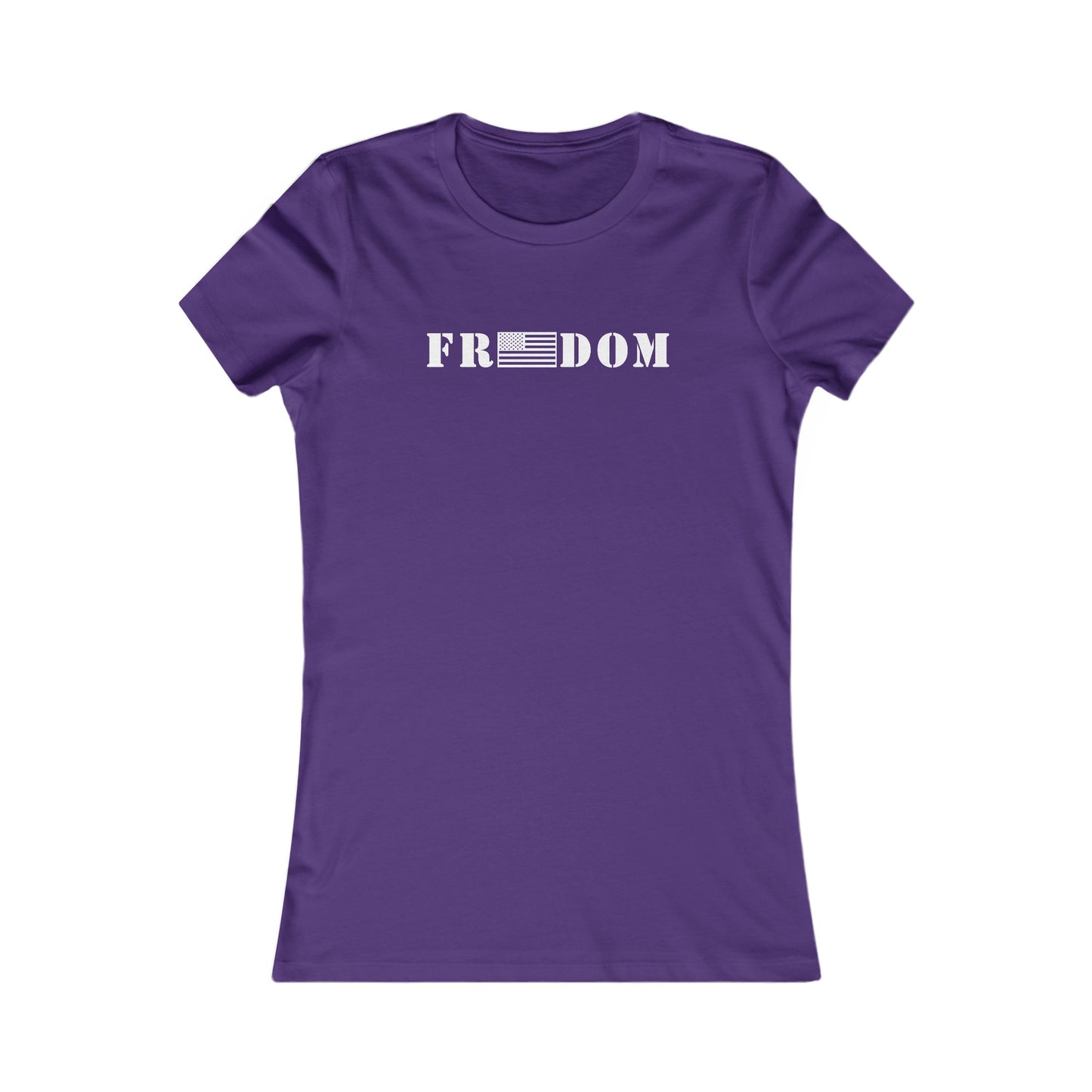 Freedom- Flag Women's Favorite Tee