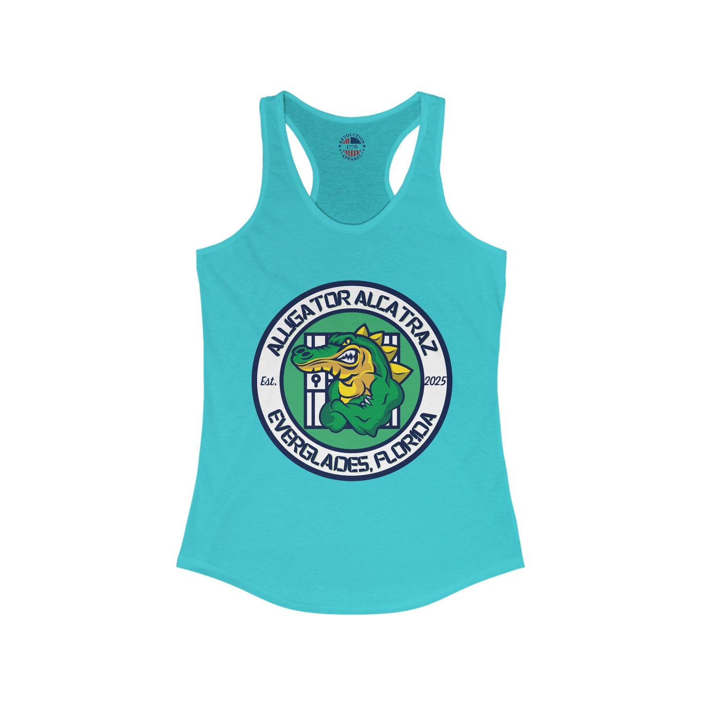 Alligator Alcatraz Women's Ideal Racerback Tank