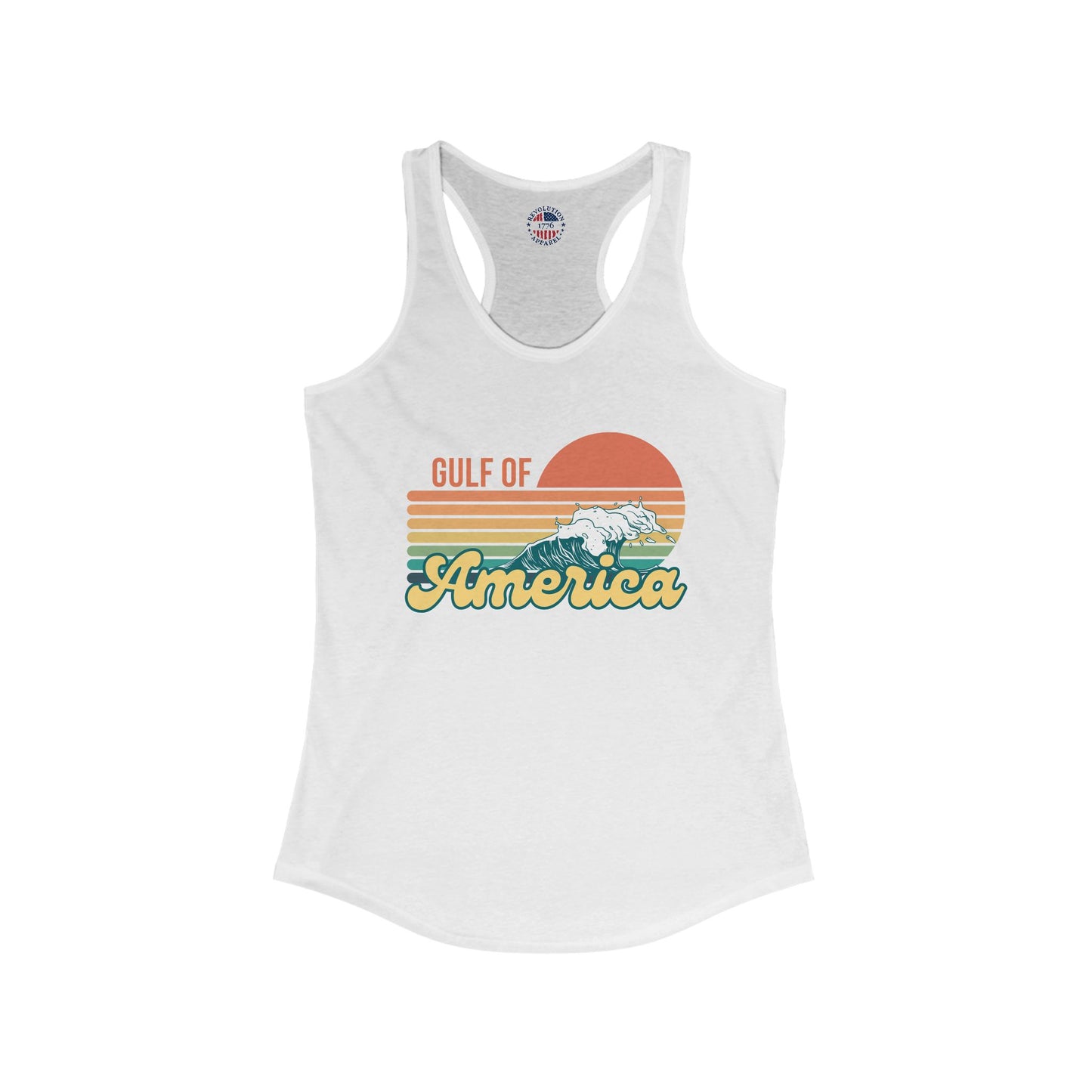 Gulf of America Retro Women's Ideal Racerback Tank