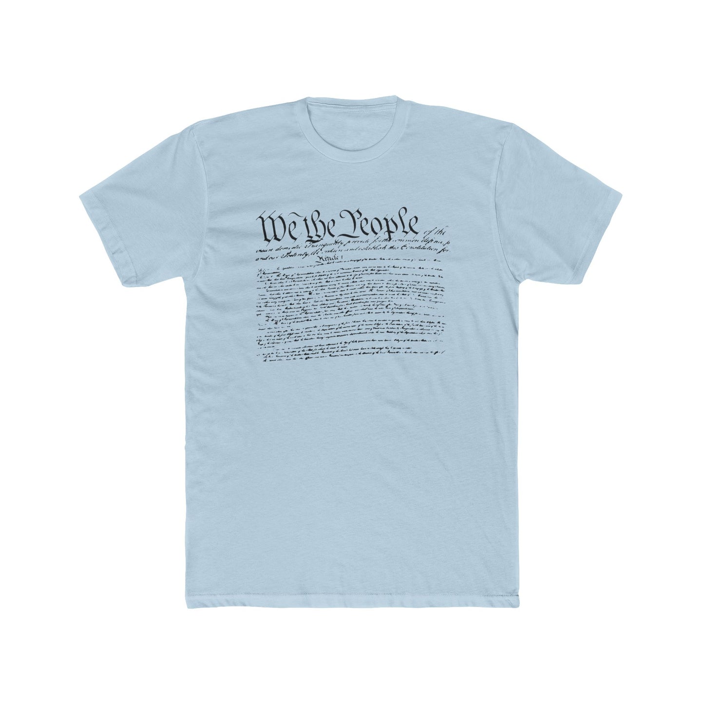 Constitution Preamble Cotton Crew Tee