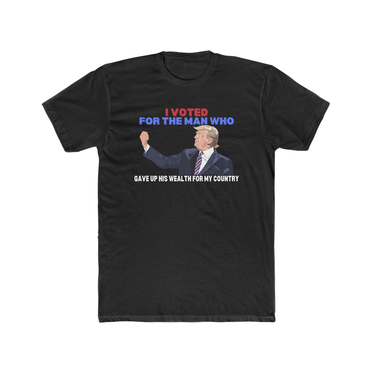 Trump vs Biden Cotton Crew Tee Clearance
