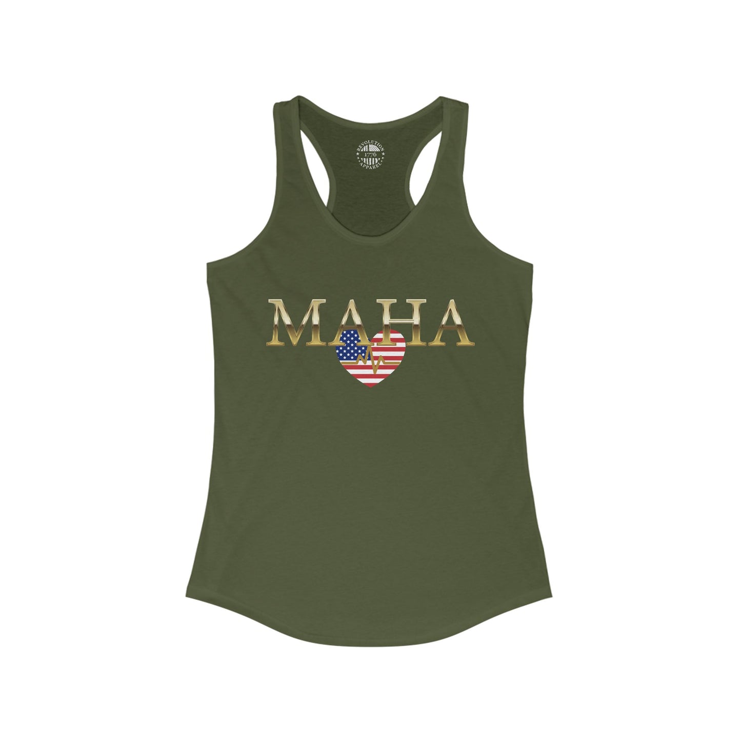MAHA USA Heartbeat Women's Ideal Racerback Tank