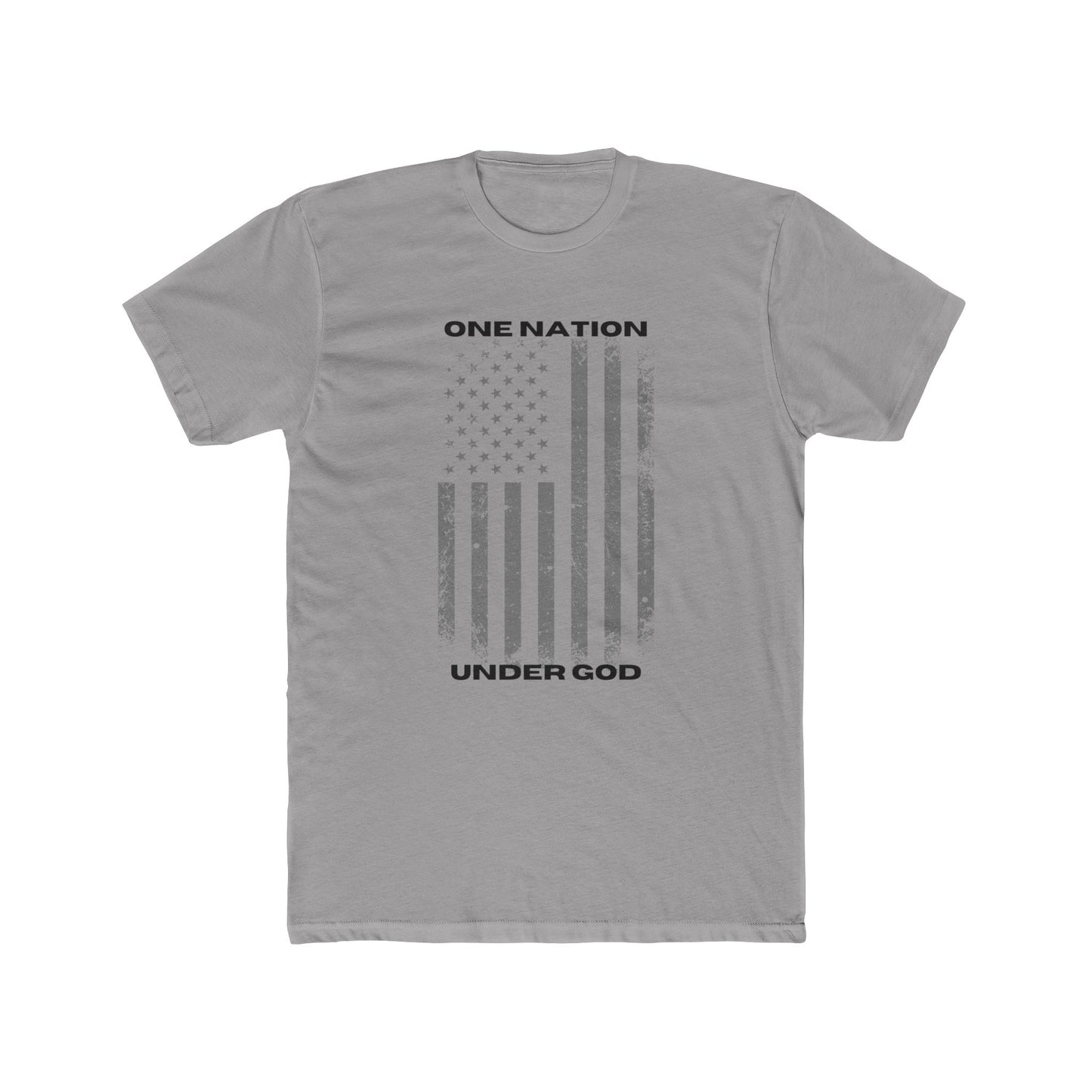 One Nation, Under God Cotton Crew Tee