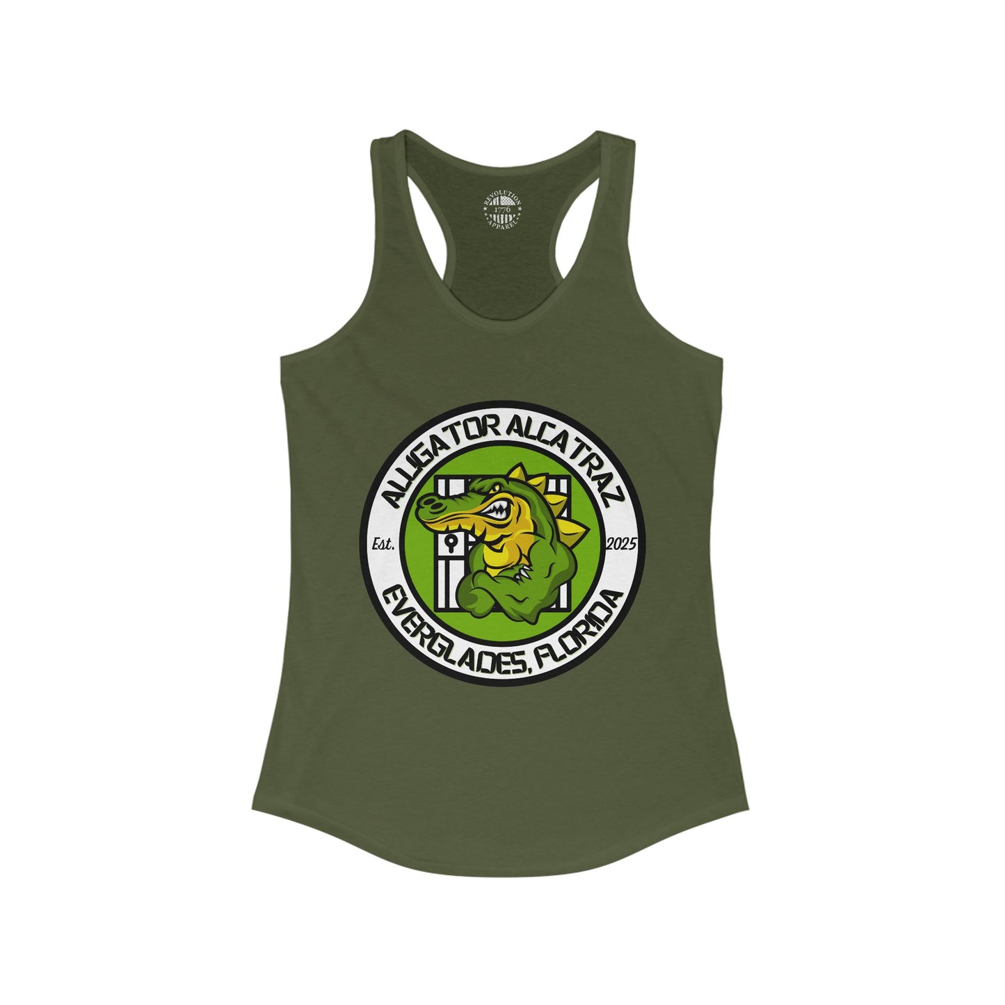 Alligator Alcatraz Women's Ideal Racerback Tank