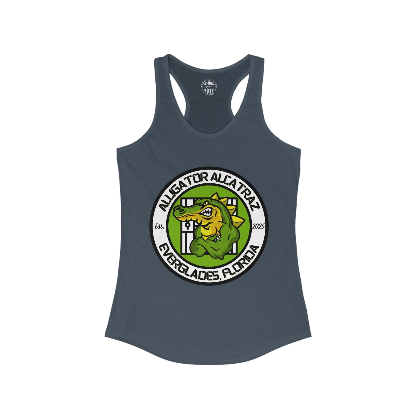 Alligator Alcatraz Women's Ideal Racerback Tank