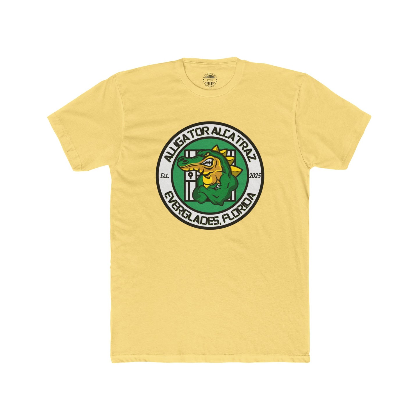 Alligator Alcatraz Cotton Crew Tee